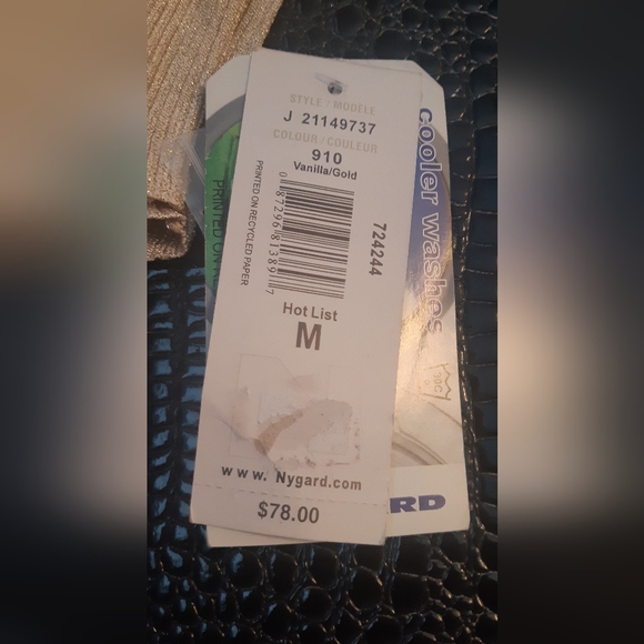 NWT Bianca Nygard Women's Gold Long Sleeve Knit Size Medium - Picture 5 of 5